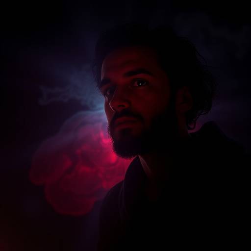 Affiche de la série 'Au-Delà des Apparences', un drame psychologique sur les troubles mentaux et leurs conséquences.